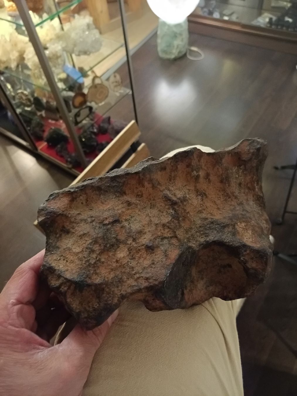 Minerali & Pietre curative: Meteorit Gibeon 7.5kg, Rarität und Schnäppchen – Usato da Eich venduto da Ckramis 1
