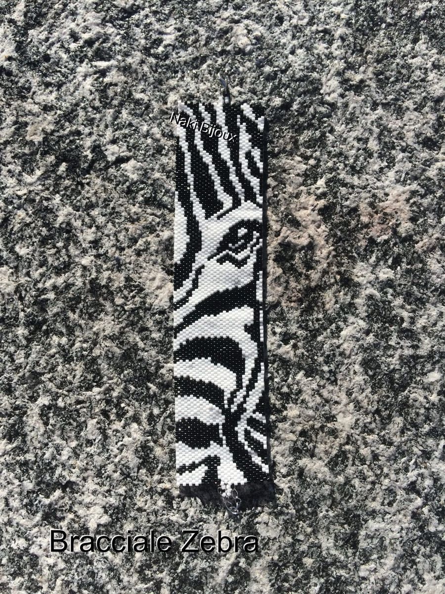 Armbänder & -reifen: Bracciale Zebra – Neu und originalverpackt aus Solduno von NakiBijoux
