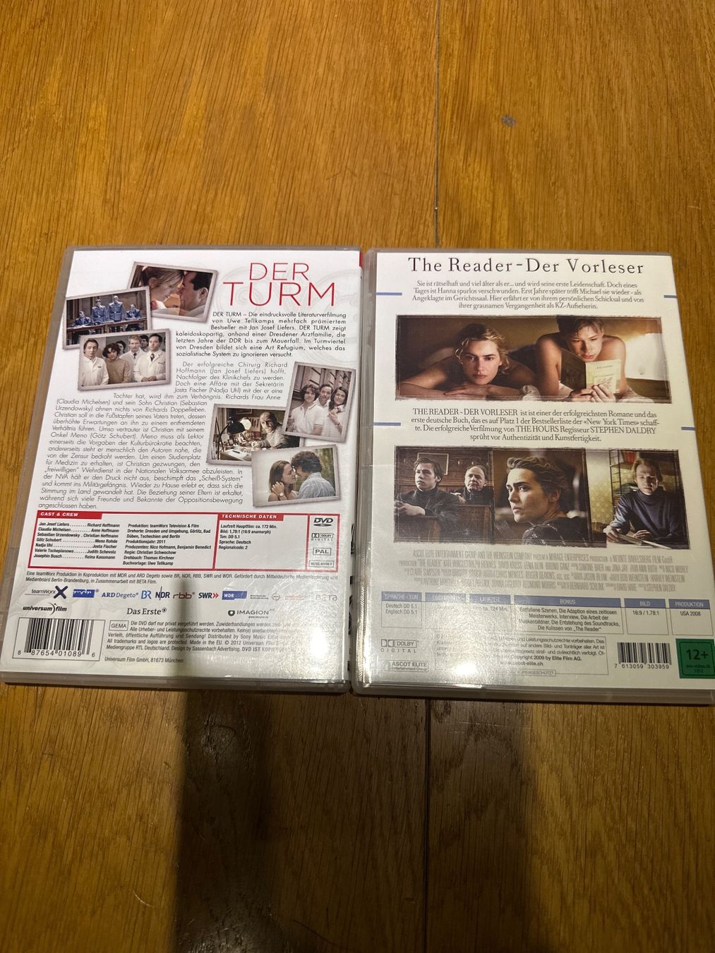 Tutti i DVDs: Der Turm, the Reader der Vorleser dvd – Usato da Benken ZH venduto da Audi-erich 1