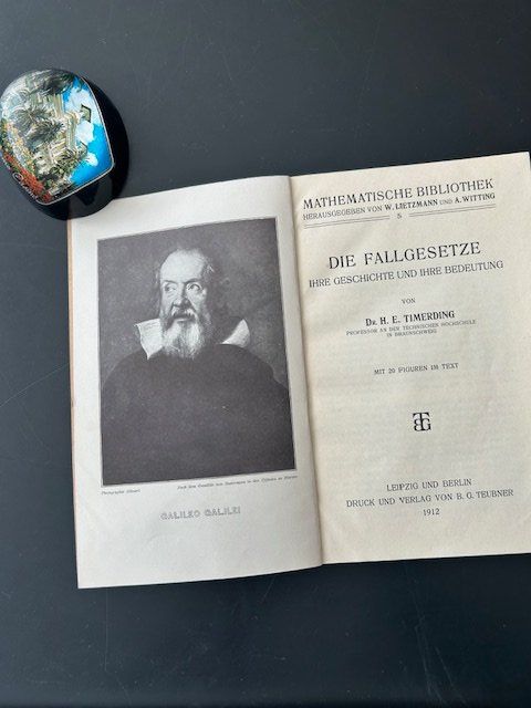 Bücher: DIE FALLGESETZE von H.E.TIMERDING, von 1912 – Gebraucht aus Zumikon von tuna007 2