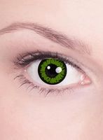 Lentilles de contact vertes neuves