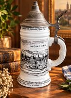 Bierkrug Zinn Keramik Oktoberfest München