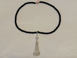 Collier Lapislazuli, Silber
