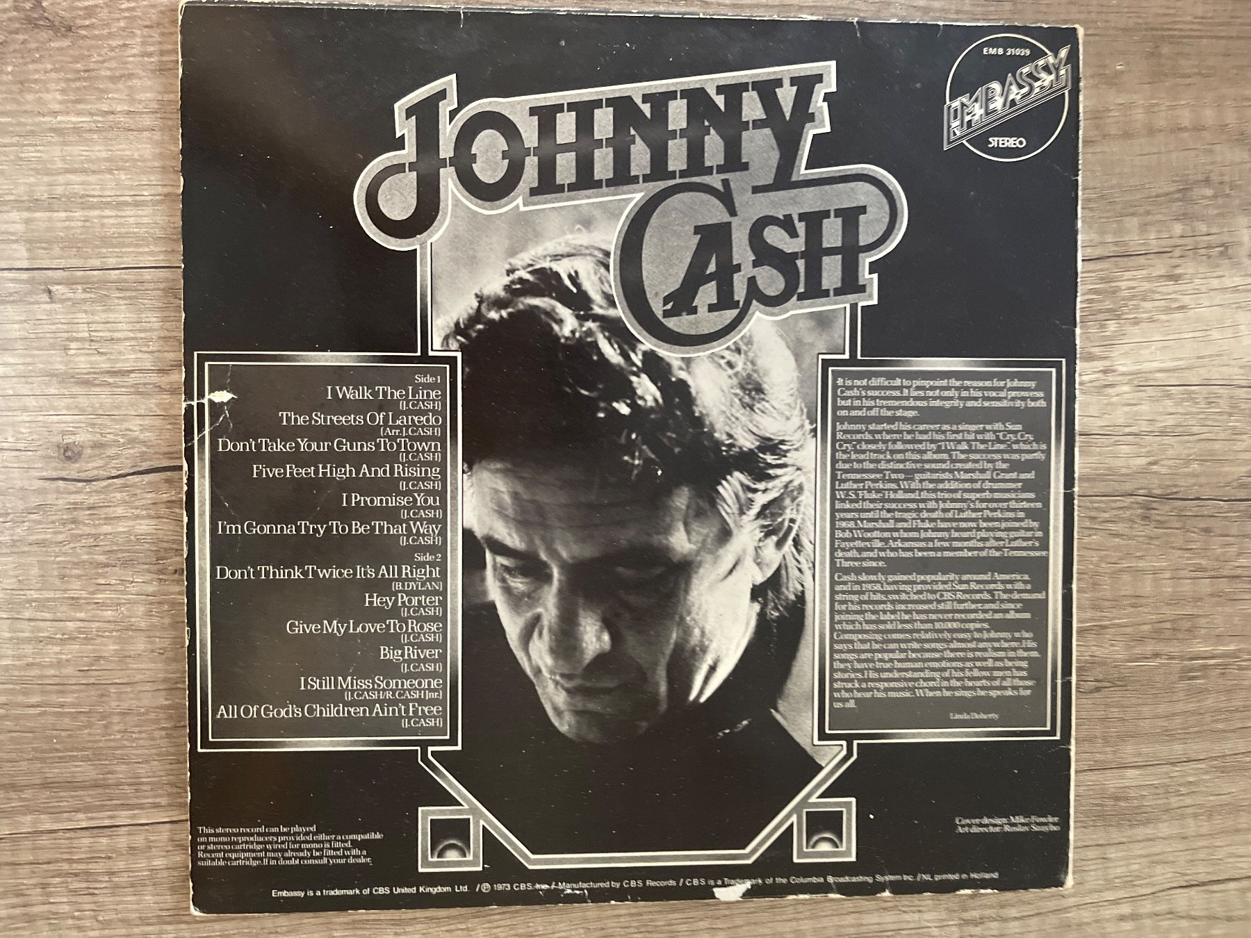 Dischi in vinile: A664/Johnny Cash Embassy – Usato da Frutigen venduto da Philippe_jsp 1
