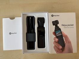 Caméra stabilisée Feiyu pocket, boîte et accessoires