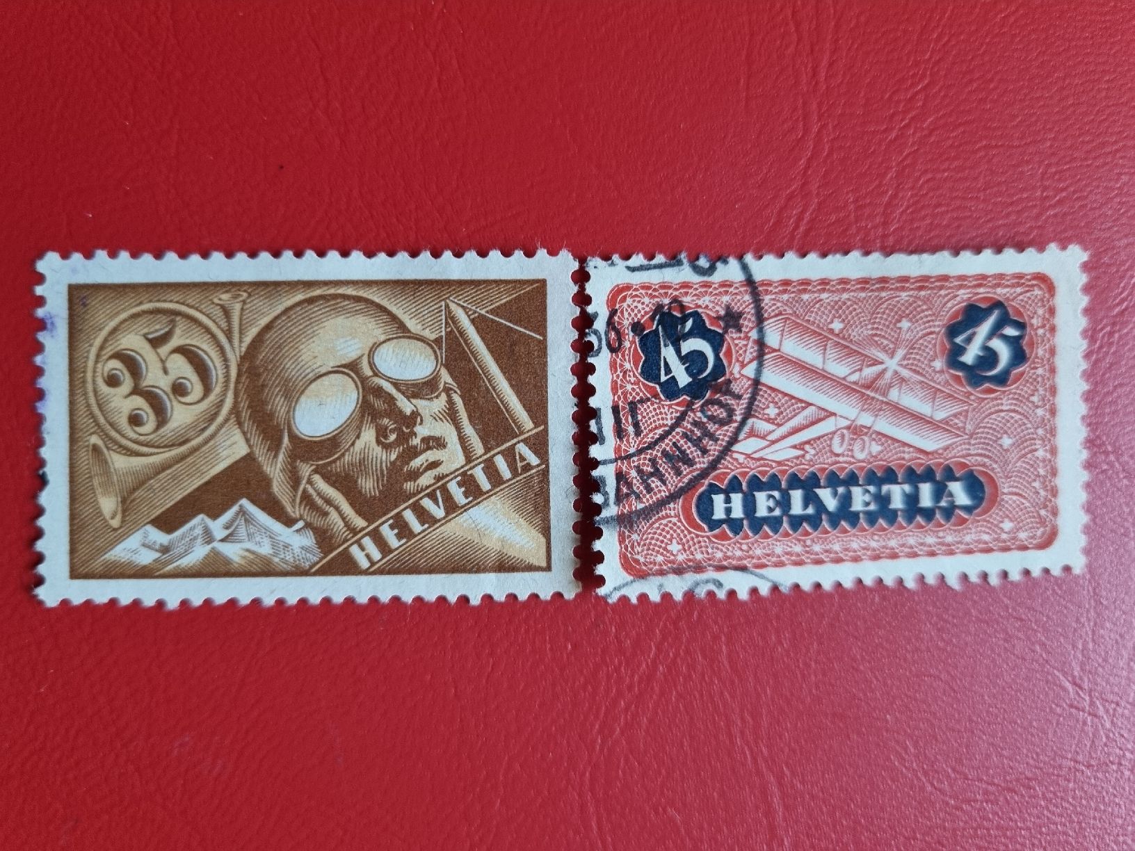 Alle Briefmarken: LOT: FLUGPOST - BESSERE SCHWEIZ – Gebraucht aus Heimenschwand von rog_p7h9