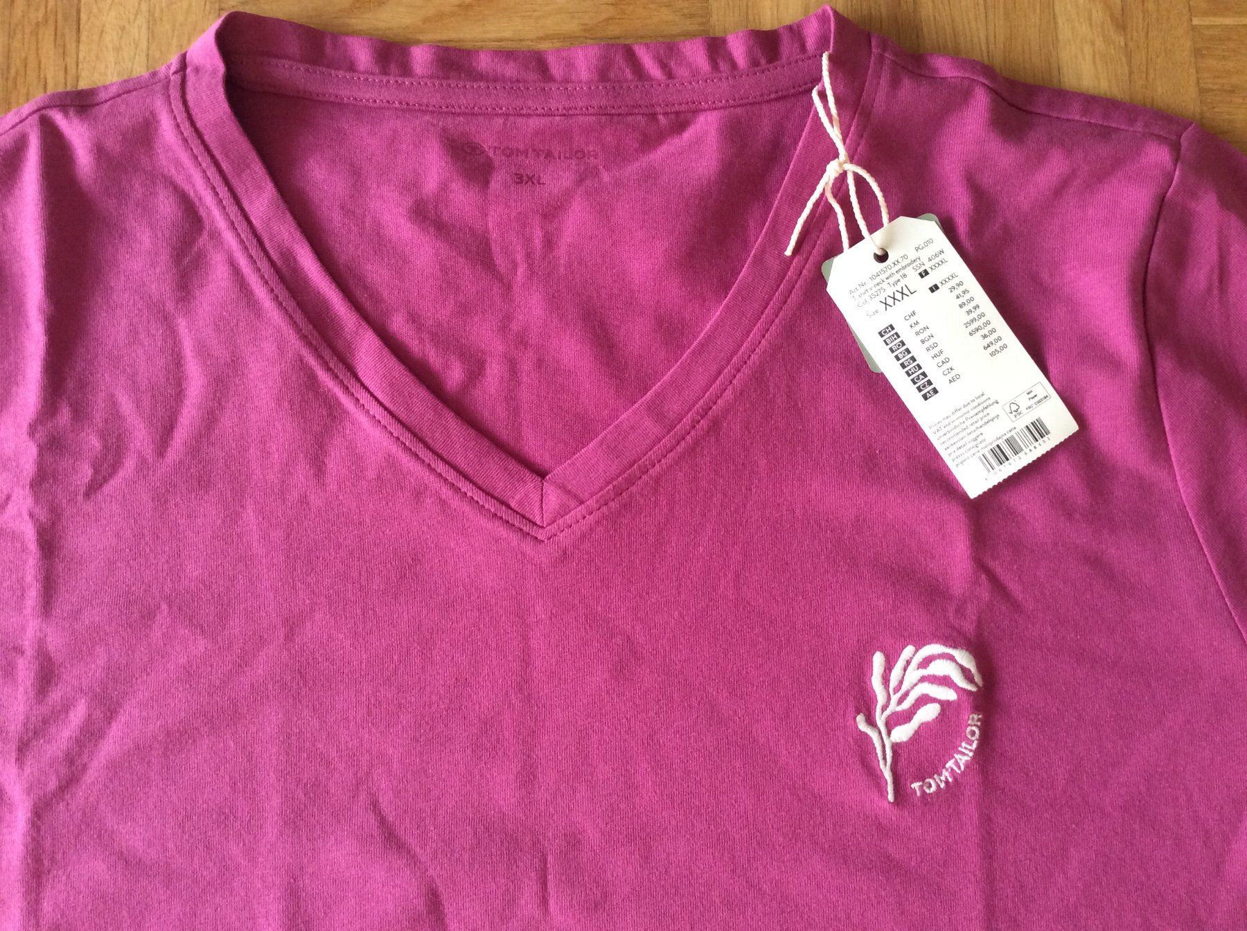Tom Tailor T-shirts: T-Shirt von Tom Tailor Grösse 3XL – Neuf avec emballage d'origine à Riehen par apo_n7lm 2