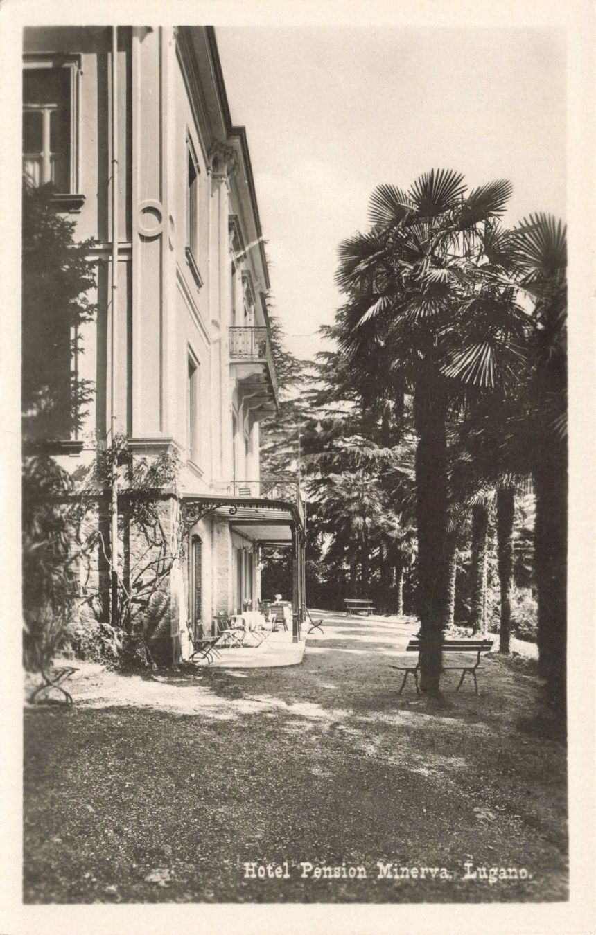 Cartoline postali: Lugano Hotel Minerva – Usato da Biasca venduto da Blenio71