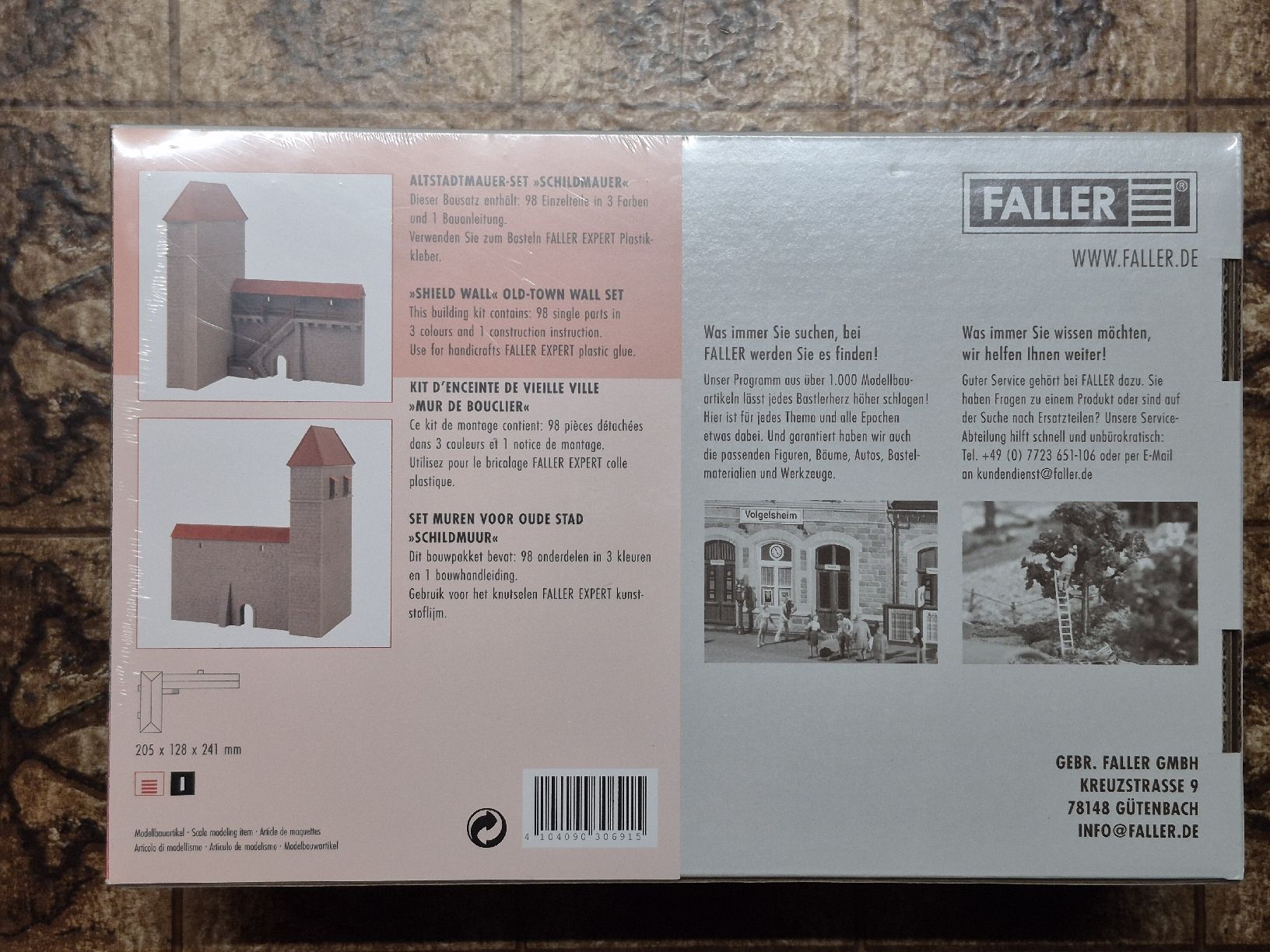 Faller Modelleisenbahnen: Faller HO Altstadtmauer-Set "Schildmauer" 130691 – Neu und originalverpackt aus Innerberg von Kusi1310 1