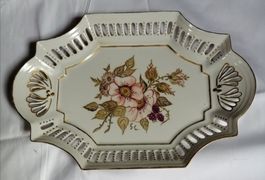 Porzellan Durchbruch-Schale Tettau Atelier 1990er Jahre