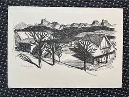 Landschafts - Szene von FRED STAUFFER        (ID B5826)