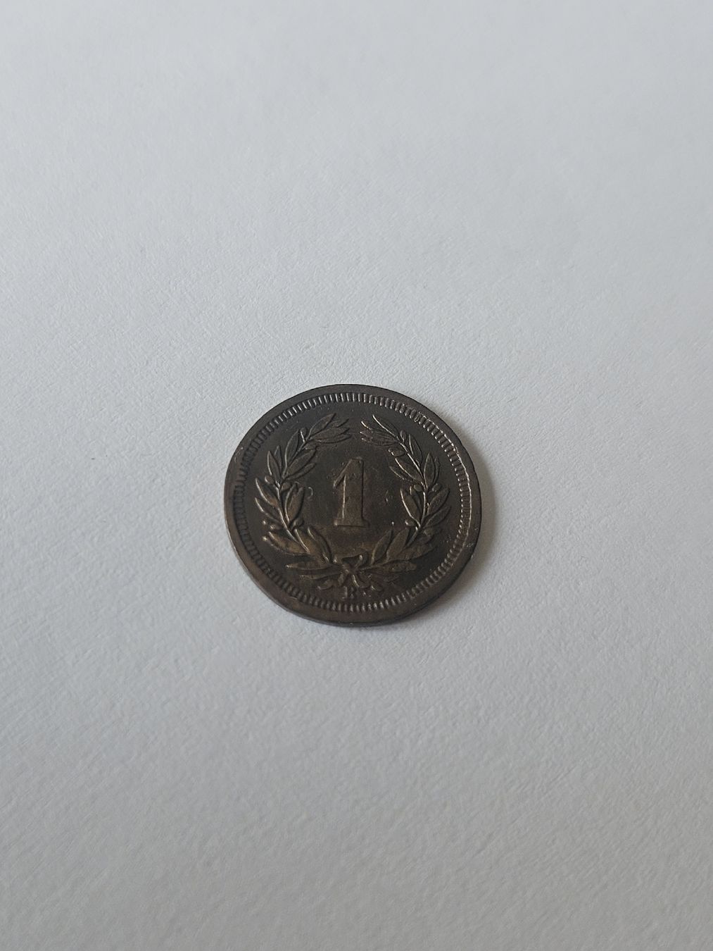 Tutti le monete: 1 Rappen 1887 – Usato da Pfäffikon ZH venduto da Melibol 1