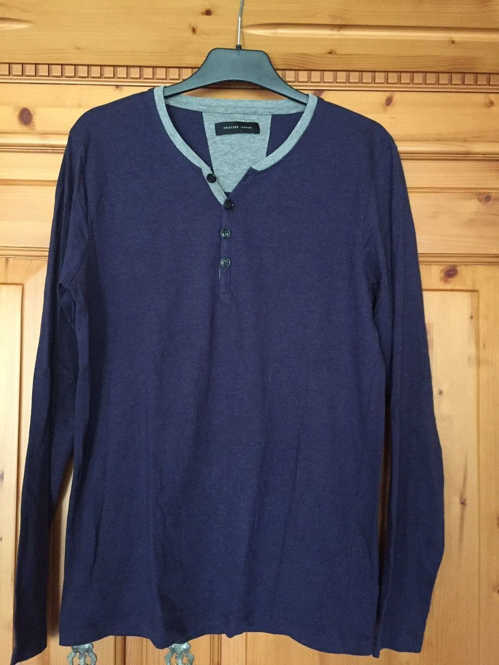 Pullover & Sweatshirts: Herren Langarm Shirt/Pullover - Blau/Grau - Grösse S – Gebraucht aus Buchs AG von fischli610 1