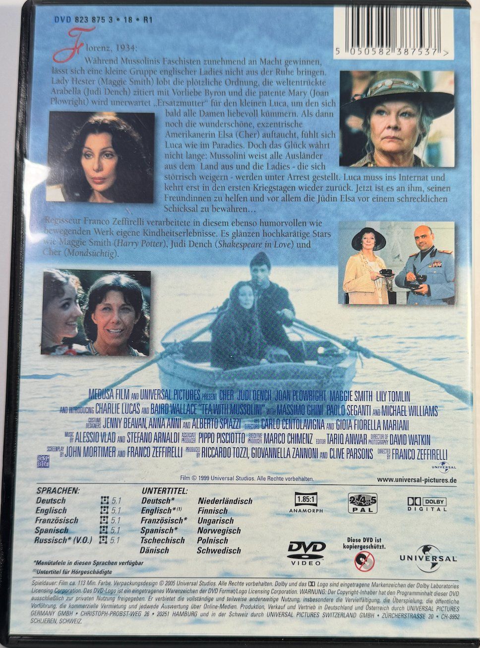 Tutti i DVDs: DVD TEA mit MUSSOLINI – Usato da Wisen venduto da gigisna 2