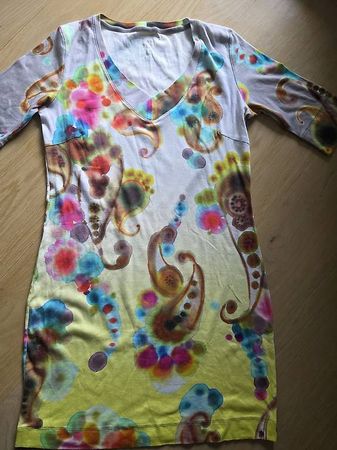 Marc Cain Kleid  ungetragen  farbenfroher Print Gr.38