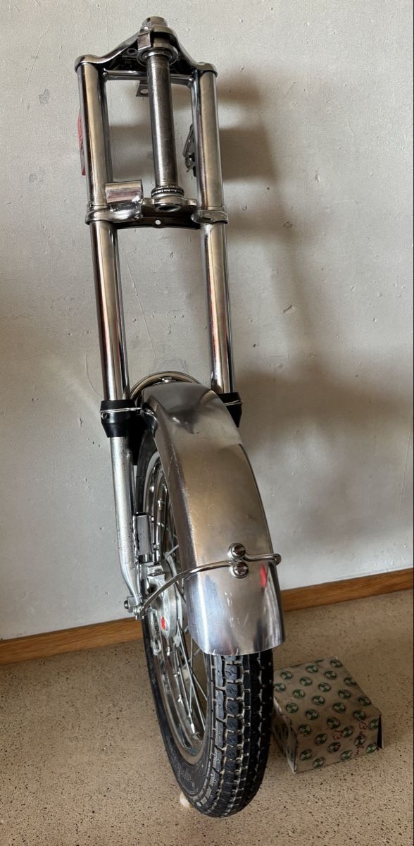 Puch Ciclomotori: Puch Maxi CHOPPER Gabel mit NOS Speichenfelge – Usato da Gerlafingen venduto da alpenbrevet 8