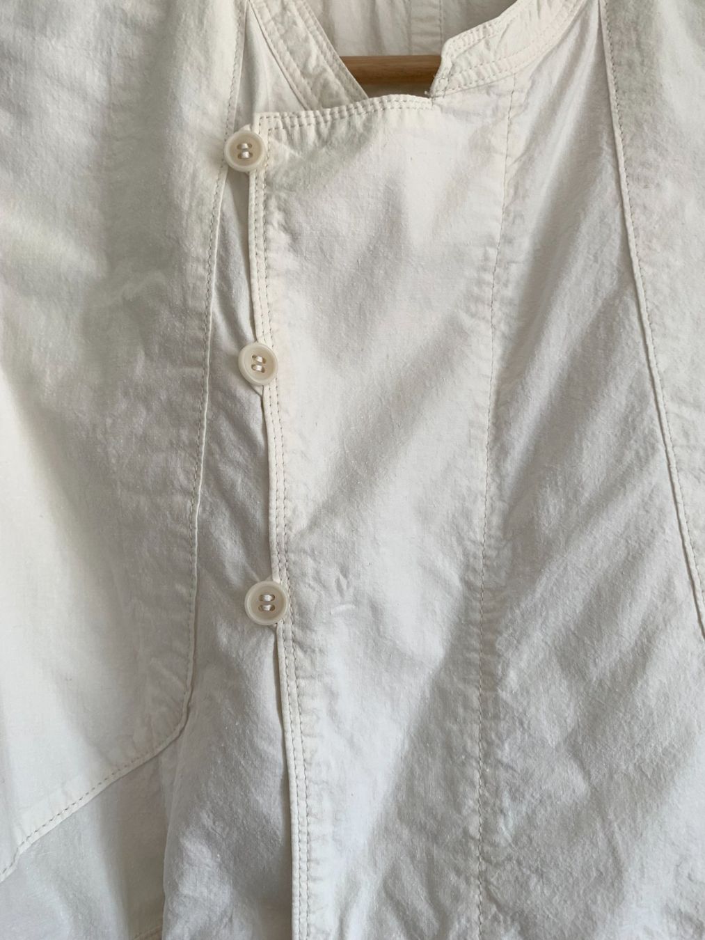 Vestes: Pas de Calais 'Asayo' white cotton and hemp jacket | 36 – D'occasion à Basel par gladghost 5