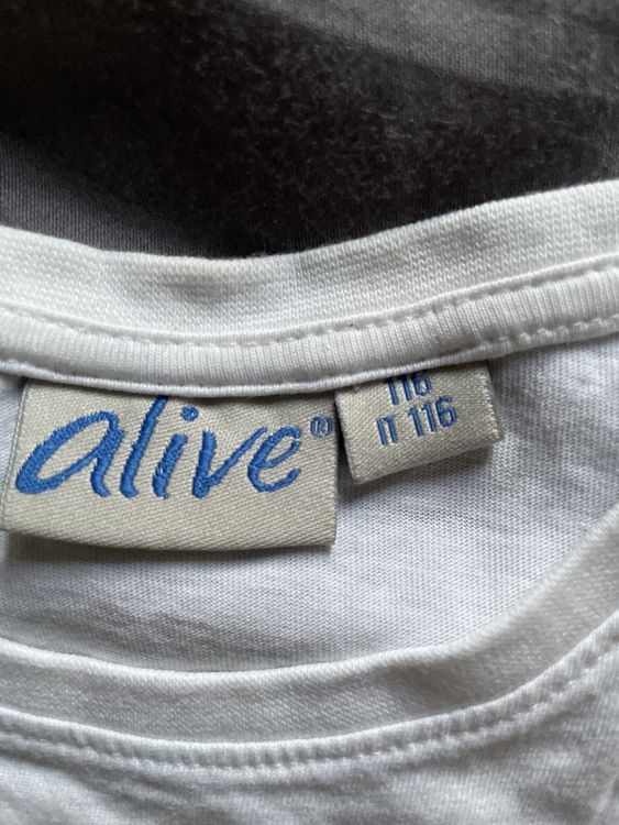 Hemden, T-Shirts & Polos: Alive Top, Gr. 116, Weiss, Sommer, Surf, Miami Beach – Gebraucht aus Männedorf von Dorrii85 1