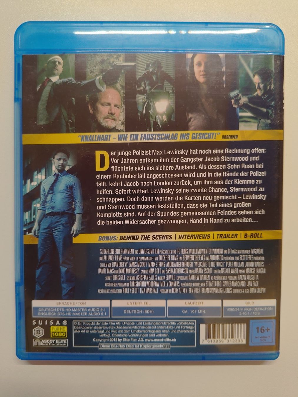 Tutti i DVDs: Enemies - Welcome to the Punch – Usato da Liestal venduto da Kratzilla 2