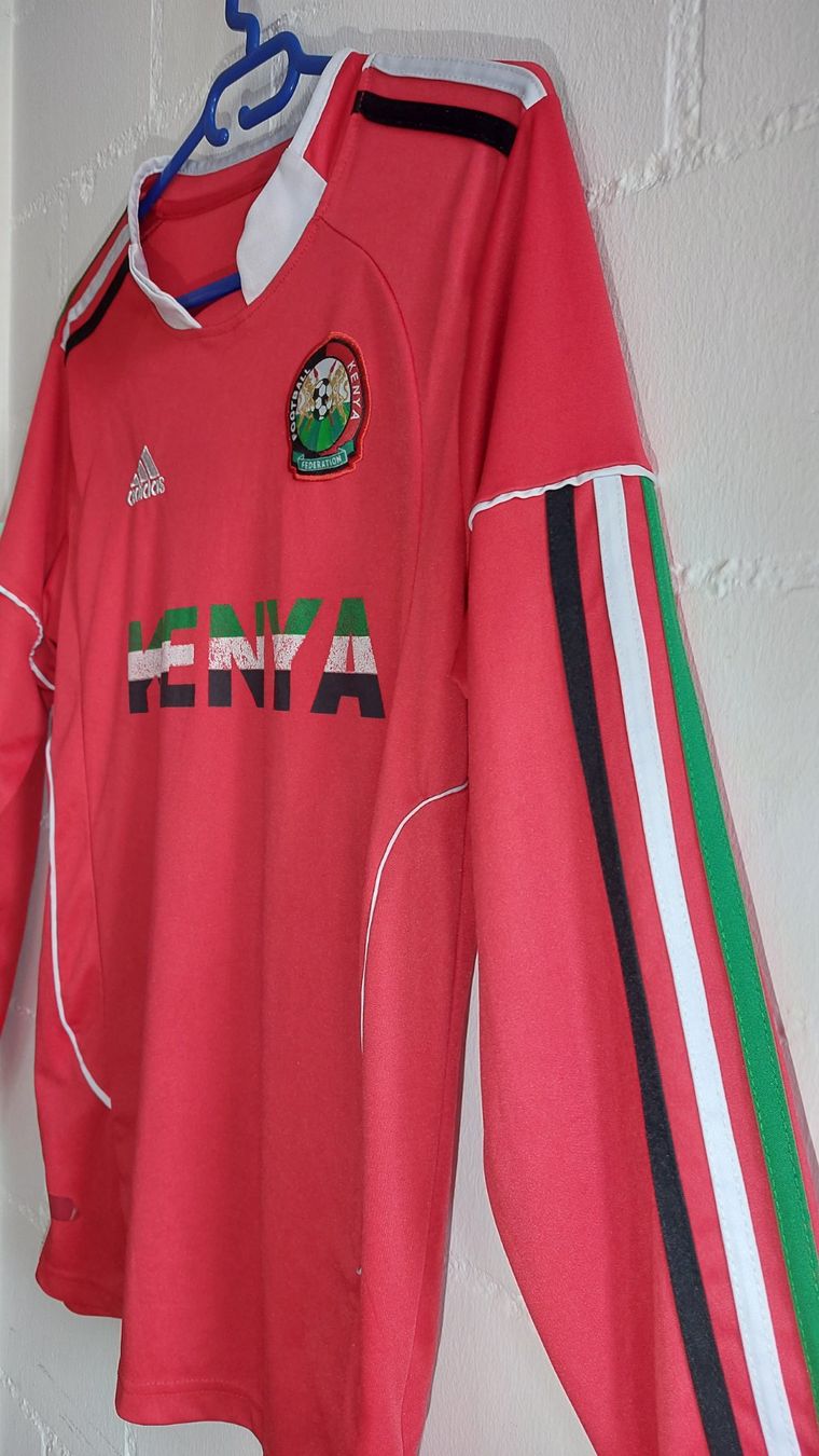 Adidas Canottiere & Pantaloni: Kenia Langarm Trikot Gr. M 2010 – Usato da Hedingen venduto da Turicun25 3