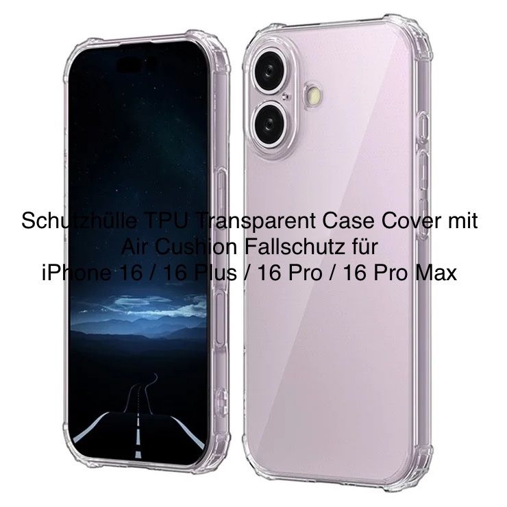 Cover & Protezioni schermo: iPhone 16 Plus Schutzhülle Cover Soft Case Hybrid Fallschutz – Nuovo (secondo la descrizione) da Basel venduto da MY.AIRPODS.SHOP 2