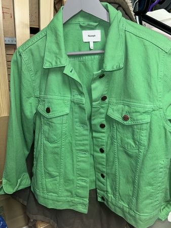 Jeansjacke, Grösse XL, Hellgrün, Top Zustand!