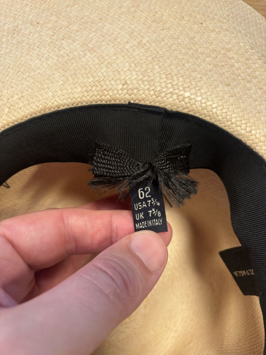 Borsalino Copricapi, berretti & cappellini: Borsalino Panama Hut, Grösse 62 – Usato da Teufen AR venduto da Alex2380 4