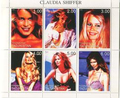 Block "Claudia Schiffer". Tadschikistan