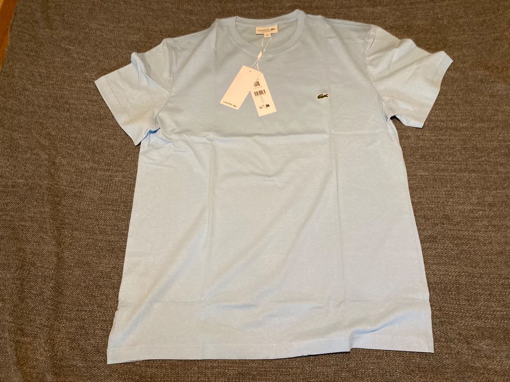 Lacoste T shirt L 5 Bleu clair Kaufen auf Ricardo