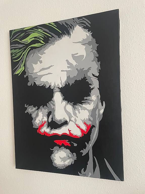 Dipinti: Acryl Bild Joker – Usato da Dübendorf venduto da rocki07