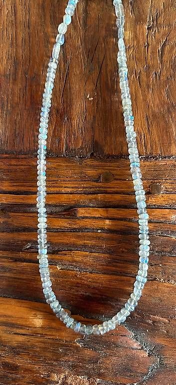 Catenine: Grosse Kette Labradorit für Brille oder Halskette L 65cm – Usato da Basel venduto da Joshy03 2
