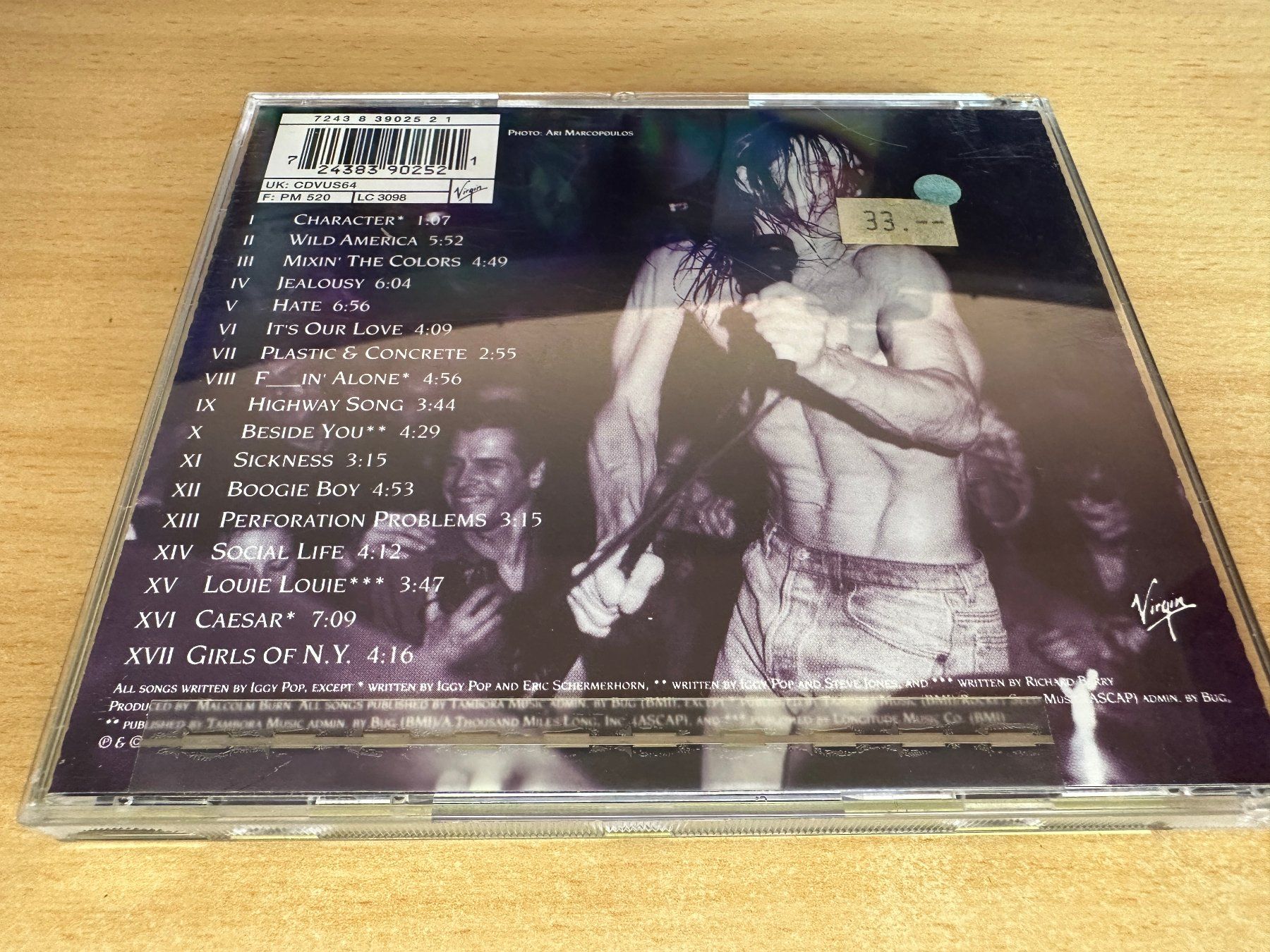 CD: Iggy Pop – American Caesar – Usato da Rikon im Tösstal venduto da Alpenmutz 1
