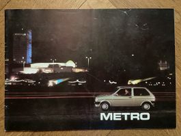 AUSTIN MG METRO Prospekt brochure catalogue 1983 deutsch