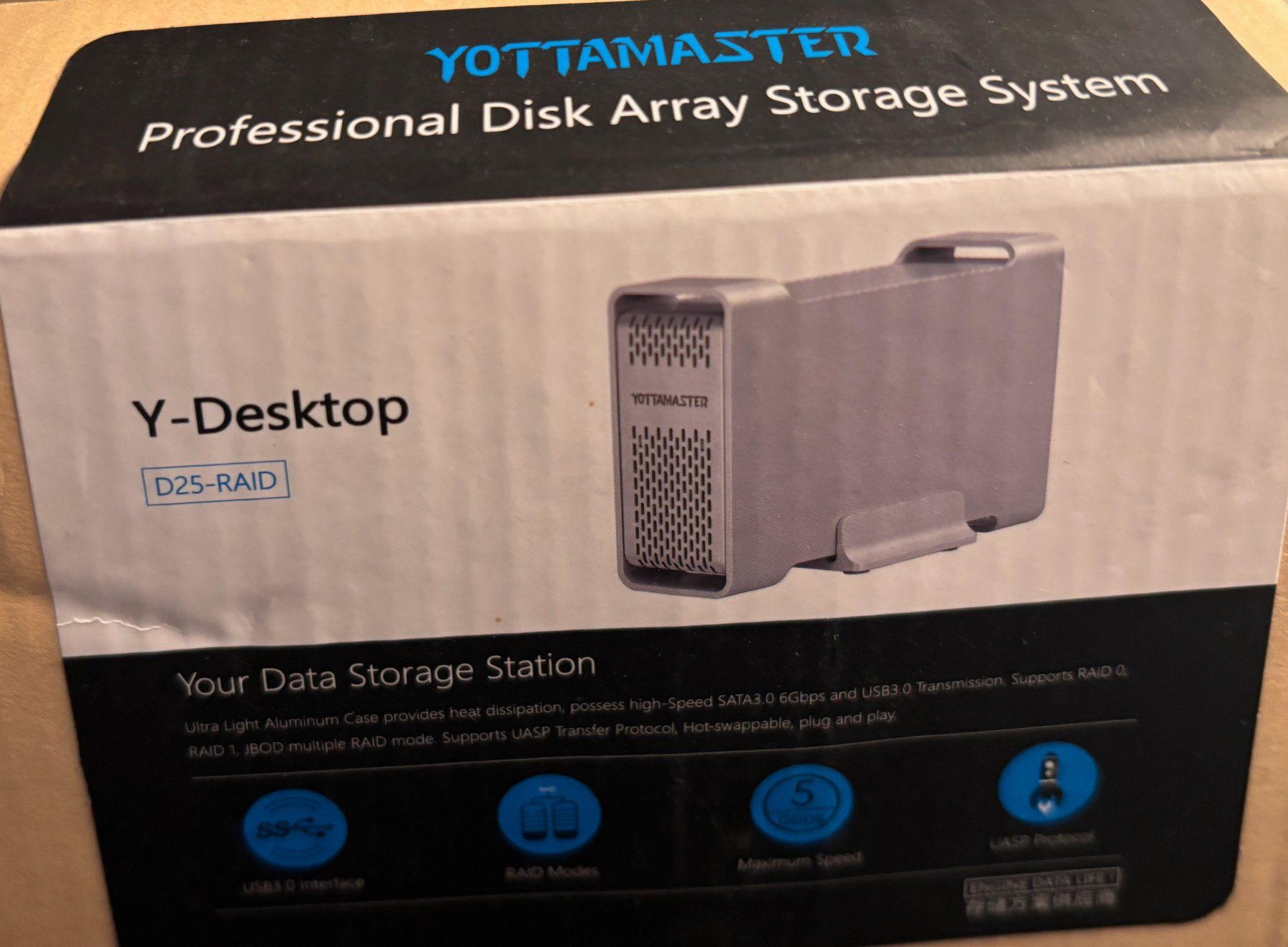 Harddisks: Yottamaster Disk Array Speichersystem - D25 RAID – Neu (gemäss Beschreibung) aus Birmensdorf ZH von CAS-ZRH