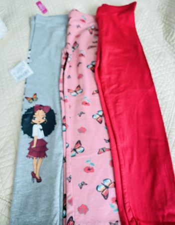 Lot 3 leggings NEW (6ans)