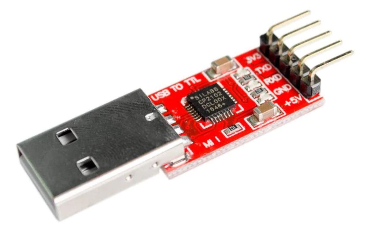 Unità & Adattatore: CP2102 USB To RS232 TTL Adapter Modul – Usato da Sursee venduto da allduino