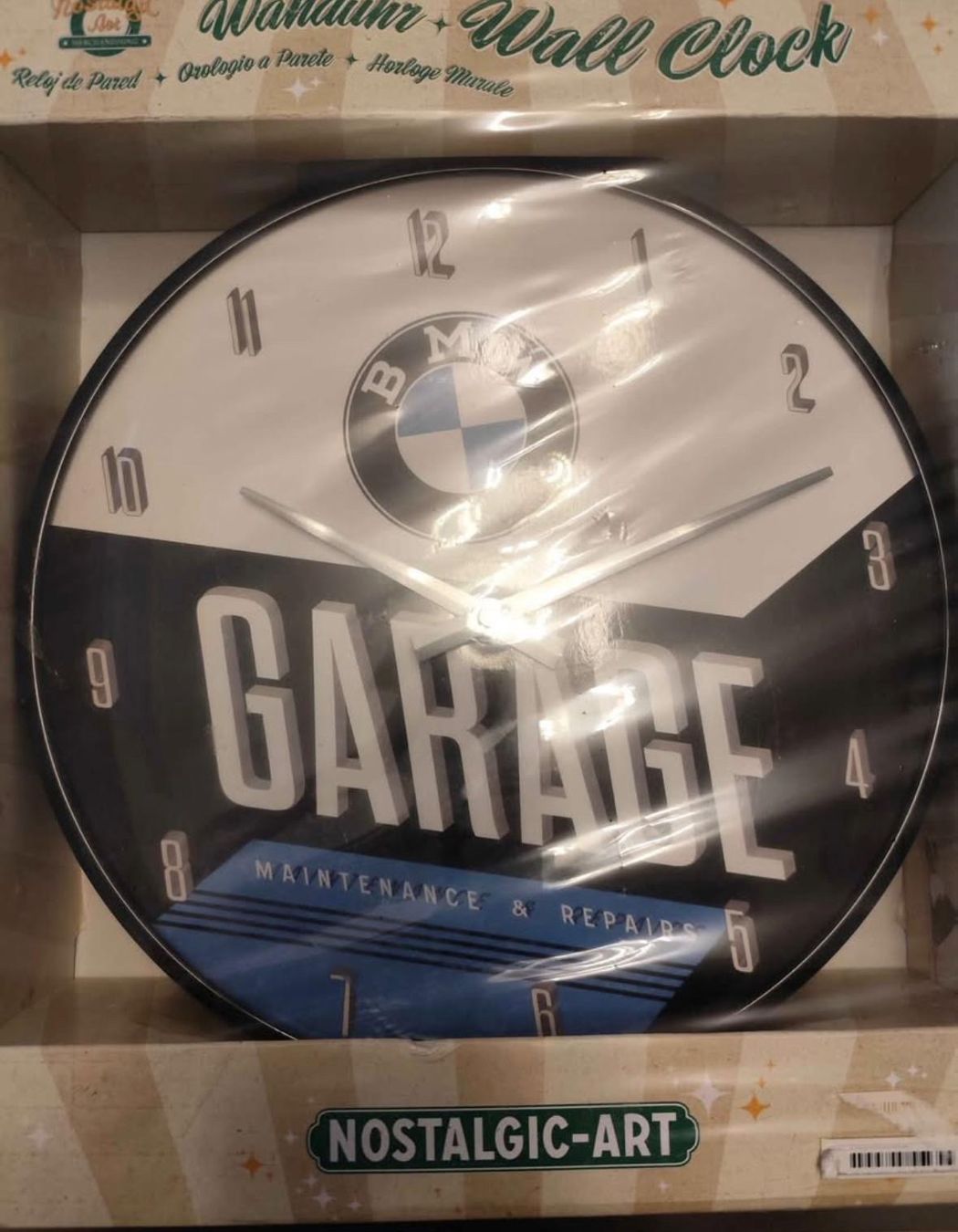 BMW Orologi: Wanduhr BMW – Nuovo e nell'imballaggio originale da Reinach AG venduto da EVZug90