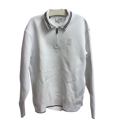 Lacoste Sport Pullover weiss Grösse XL neu mit Etikett