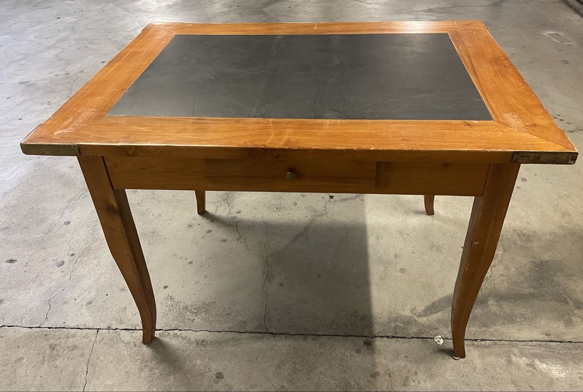 Tavoli: Table Biedermeier Appenzell 1830  cerisier & ardoise – Usato da Genève venduto da cedricbruna 2