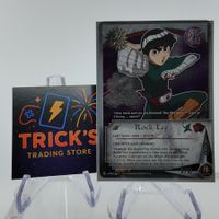 Naruto Bandai CCG Rock Lee Rare Holo Foil ENG