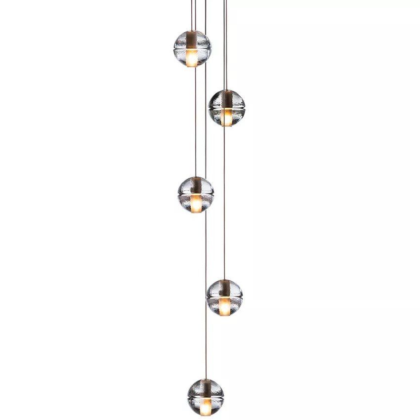 Lampadari & plafoniere: Bocci 14.5 random Pendelleuchte mit 5 Glaskugeln – Nuovo e nell'imballaggio originale da Kaiserstuhl AG venduto da gmt2 1