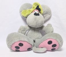 Vintage  Diddlina - Diddl Maus - Plüsch Figur - Kuscheltier