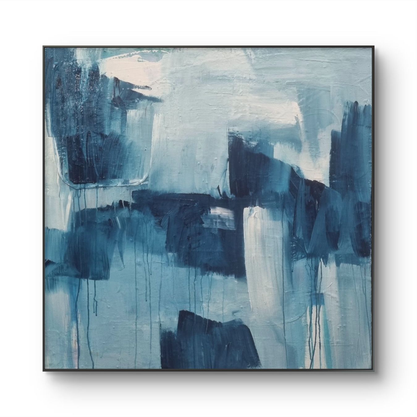 Gemälde: Originales abstraktes Bild 80x80cm mit Rahmen – Neu (gemäss Beschreibung) aus Urdorf von Contra8 3