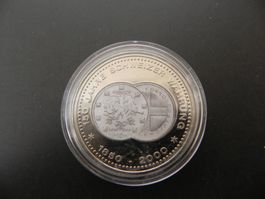 Medaille Währung Schweiz 20 Franken 1999 Schlacht Dornach