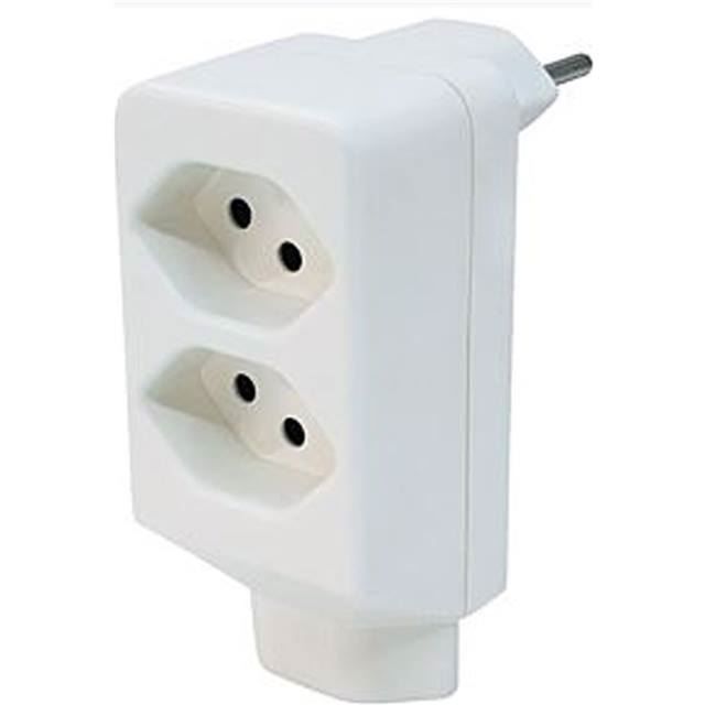 Spine: 2 Stück Abzweigstecker 3xT13 weiss – Nuovo e nell'imballaggio originale da Diepoldsau venduto da preisparadies-ch