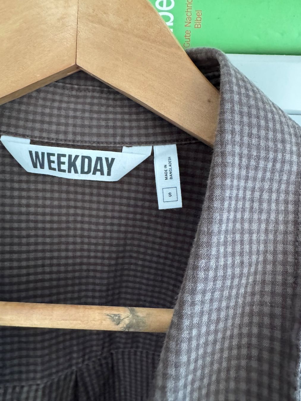 Weekday Camicie: Weekday Karohemd Braun Gr. S – Usato da Zürich venduto da GC96 2