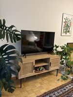 TV Stand PASCO Rattan Light Brown