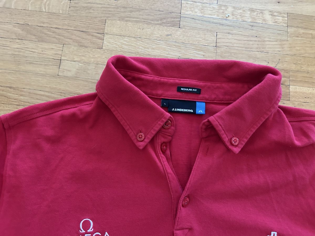 Polo-Shirts: J.Lindeberg, polo coton rouge, taille L – Gebraucht aus Lausanne von lavirgule 1