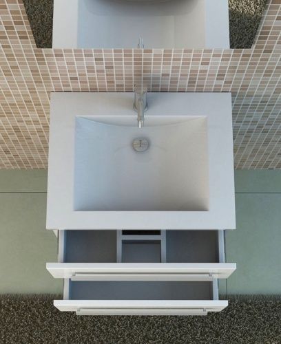Mobili per bagno: Badmöbel Badset Waschtisch AROSA II weis – Nuovo e nell'imballaggio originale da Herbertingen venduto da jet-line-e-trade 1
