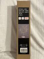 LED Baum silber 108 LED warmweiss Höhe 45 cm neu